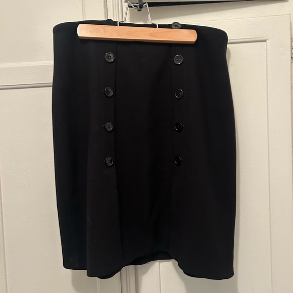 100% virgin wool Alexander Mcqueen double side button skirt - Picture 5 of 5